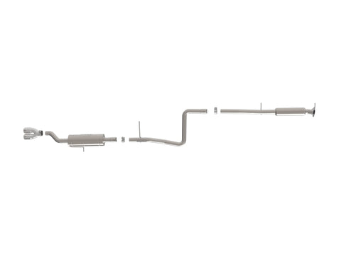 aFe Takeda Series 2 1/2in 304 SS Cat-Back 14-19 Ford Fiesta L4-1.6L w/Polished Tip - 49-33134-P
