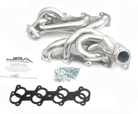 JBA 97-03 Ford F-150 5.4L 2V 1-1/2in Primary Silver Ctd Cat4Ward Header - 1679SJS