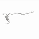 MagnaFlow 10-12 Mazda 3 L4 2.5L Hatchback Split Rear Exit Stainless Cat Back Performance Exhaust - 15146