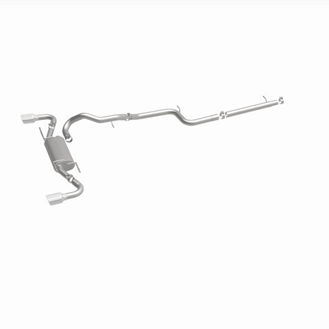 MagnaFlow 10-12 Mazda 3 L4 2.5L Hatchback Split Rear Exit Stainless Cat Back Performance Exhaust - 15146