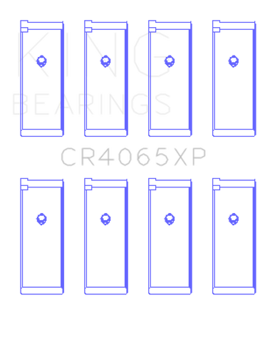 King Nissan KA-24DE (Size 0.50 Oversized) Performance Rod Bearing Set - CR4065XP0.5