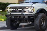 DV8 Offroad 21-22 Ford Bronco Factory Front Bumper License Relocation Bracket - Side - LPBR-02
