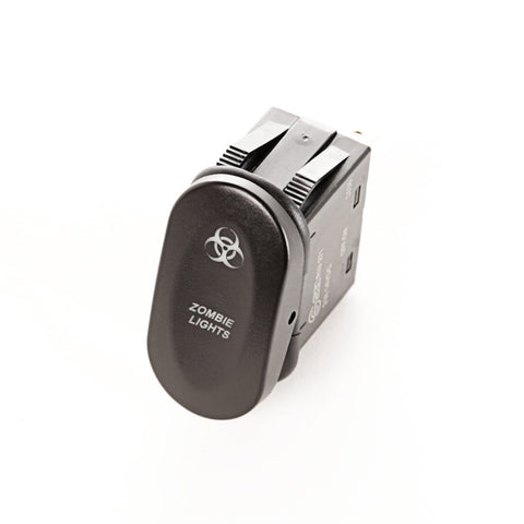 Rugged Ridge 2-Position Rocker Switch Zombie Lights Amber - 17235.06