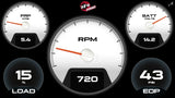 aFe AGD Advanced Gauge Display Digital 5.5in Monitor 08-18 Dodge/RAM/Ford/GM Diesel Trucks - 77-91001