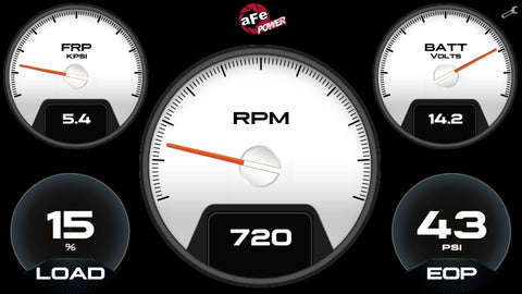 aFe AGD Advanced Gauge Display Digital 5.5in Monitor 08-18 Dodge/RAM/Ford/GM Diesel Trucks - 77-91001