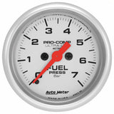 AutoMeter Gauge Fuel Pressure 2-1/16in. 7 Bar Electric Ultra-Lite - 4363-M
