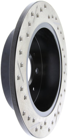 StopTech 90-96 Acura Integra / 97-01 Integra (Exc. Type R) Slotted & Drilled Left Rear Rotor - 127.40017L