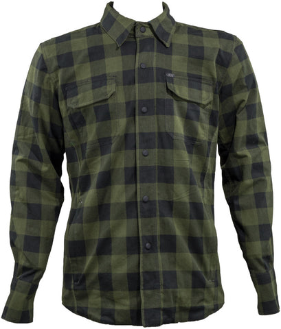 Speed and Strength True Grit Armored Motoshirt Olive/Black - Medium - 609883