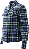 River Road Cameo Flannel Moto Shirt Womens - Small - 094527