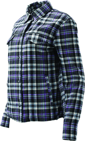 River Road Cameo Flannel Moto Shirt Womens - Small - 094527