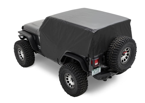 Bestop 07-18 Jeep Wrangler JK / 18-26 JL 2-Door All Weather Trail Cover (Black) - 81044-01
