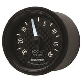 Autometer GT Series 52mm Mechanical 30 In Hg/20 psi Vacuum/Boost Gauge - 8001