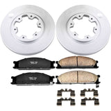 Power Stop 86-94 Nissan D21 Front Z17 Evolution Geomet Coated Brake Kit - CRK4837