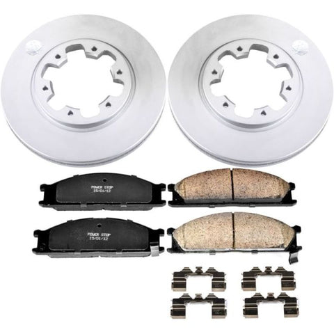 Power Stop 86-94 Nissan D21 Front Z17 Evolution Geomet Coated Brake Kit - CRK4837