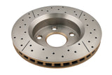 DBA 07-17 Jeep Wrangler Front Drilled & Slotted Street Series X-Gold Rotor - 2536X