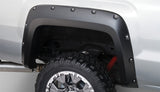 Bushwacker 15-18 GMC Sierra 2500 HD Pocket Style Flares 4pc 78.8/97.6in Bed - Black - 40967-02