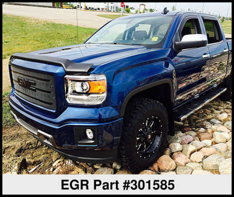 EGR 14+ GMC Sierra Superguard Hood Shield - Matte (301585) - 301585