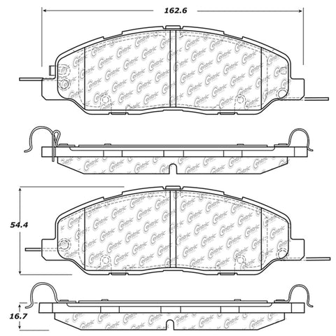 StopTech Street Touring Brake Pads - 308.14630