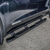 Westin 19-20 Chevrolet Silverado/GMC Sierra 1500 Double Cab PRO TRAXX 5 Oval Nerf Step Bars - Black - 21-54125