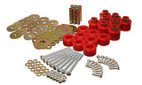 Energy Suspension Body Mount Set 1in Lift W/Hardware - Red - 2.4112R
