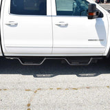 Westin 04-13 Chevrolet Silverado Outlaw Drop Nerf Step Bar - Textured Black - 20-11955