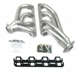 JBA 65-73 Ford Mustang 351W SBF 1-5/8in Primary Silver Ctd Mid Length Header - 1653SJS