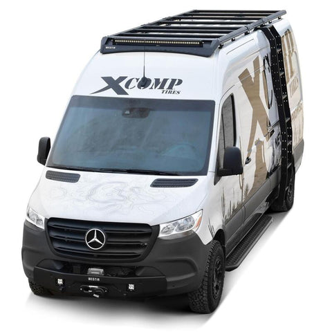 Westin 19-24 Mercedes-Benz Sprinter High Roof Mesa Side Ladder - Textured Black - 15-00035