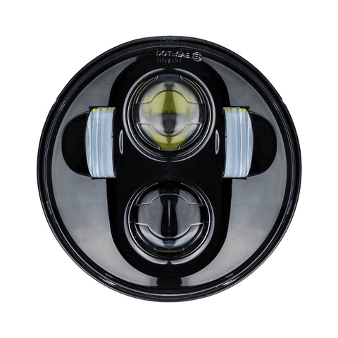 Oracle 5.75in 40W Replacement LED Headlight - Black - 6914-504