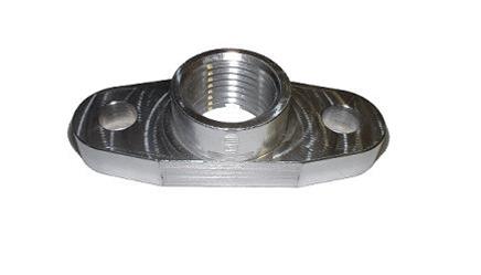 Torque Solution Billet Oil Feed Inlet Flange: Universal T3/T4 Turbos - TS-UNI-005