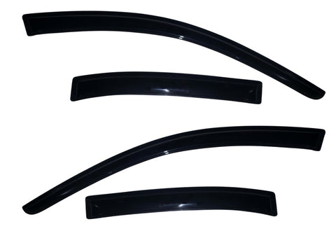 AVS 13-15 Chevy Malibu Ventvisor Outside Mount Window Deflectors 4pc - Smoke - 94362