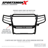Westin 15-20 Chevy Suburban/Tahoe Sportsman X Grille Guard - Textured Black - 40-33805