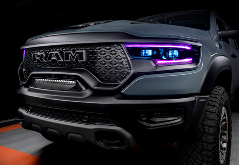 Oracle 19-21 RAM 1500 RGB Headlight Demon Eye Kit - LED Projector - w/o Controller - 1456-334