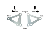 Vortex Racing 99-01,03-05 Yamaha YZF-R6,06-09 YZF-R6 S Lowering Link Kit- Silver - LL671