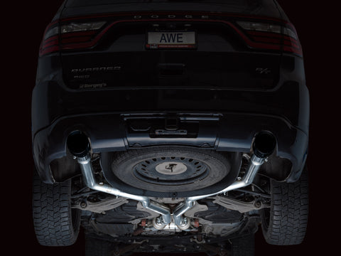 AWE Tuning 11-24 Dodge Durango 5.7L Track Edition Exhaust w/ Diamond Black Tips - 3020-33575