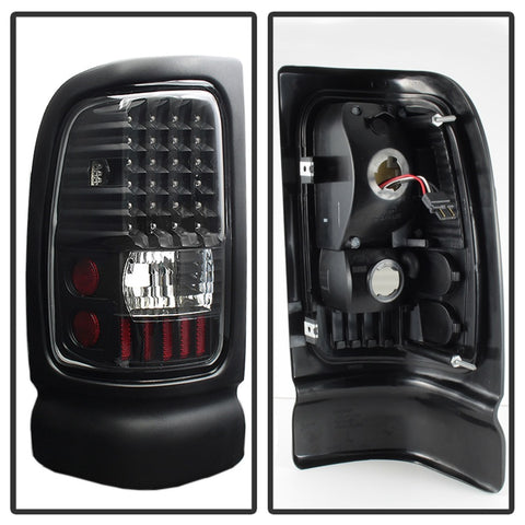 xTune Dodge Ram 1500 94-01 / Ram 2500/3500 94-02 LED Tail Lights Black ALT-ON-DRAM94-LED-BK - 5012777