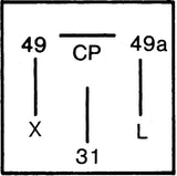 Hella 4 Pin High Capacity Flasher Unit 24V - 003787071