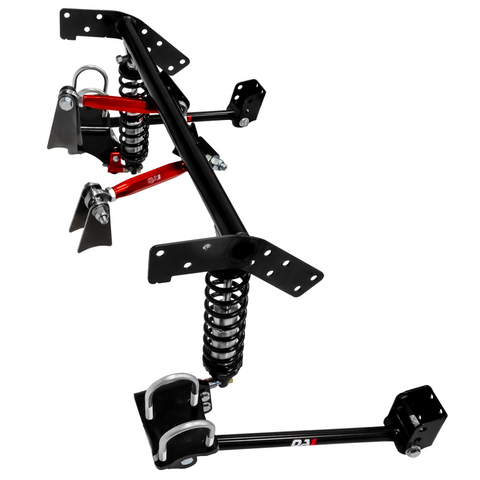 QA1 68-70 Mopar B-Body Rear 4-Link Mod Series Single Adjustable Suspension System - 8 3/4in Housing - R153-175
