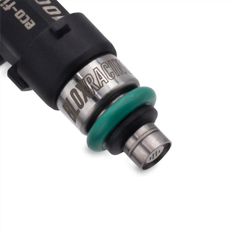 BLOX Racing Eco-Fi Street Injectors 1300cc/min w/1/2in Adapter Honda B/D/H Series (Set of 4) - BXEF-06514.11-1300-4