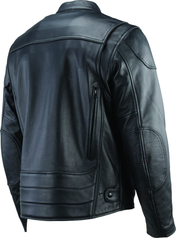 River Road Race Leather Jacket Black - Small - 094356