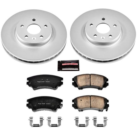 Power Stop 2017 Buick Regal Front Z17 Evolution Geomet Coated Brake Kit - CRK3031