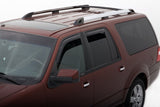 AVS 98-18 Lincoln Navigator Ventvisor In-Channel Front & Rear Window Deflectors 4pc - Smoke - 194233