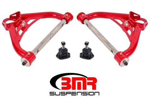 BMR 70-81 2nd Gen F-Body Non-Adj. Upper A-Arms (Polyurethane) - Red - AA015R