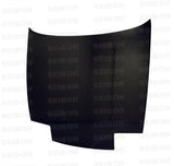 Seibon 89-94 Nissan 180SX/240SX OEM Carbon Fiber Hood - HD8994NS240-OE