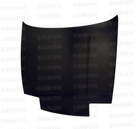Seibon 89-94 Nissan 180SX/240SX OEM Carbon Fiber Hood - HD8994NS240-OE