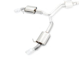 AWE Tuning Audi B9 A5 Touring Edition Exhaust Dual Outlet - Chrome Silver Tips (Includes DP) - 3015-32090