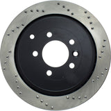 StopTech 05-09 Land Rover LR3 / 06-13 Land Rover Range Rover Sport Drilled Left Rear Cryo Rotor - 128.22010CL