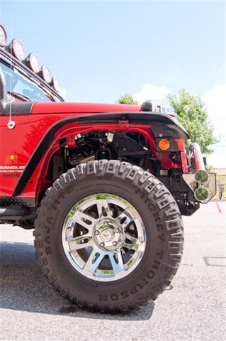 Rugged Ridge All Terrain Flat Fender Flare Kit 07-18 Jeep Wrangler - 11620.10