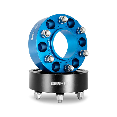 Borne Off-Road Wheel Spacers - 6x139.7 - 106 - 25mm - M12 - Black - BNWS-004-250BK