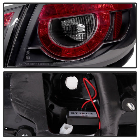 Spyder Chevy SS 2014-2016 LED Tail Lights Black ALT-YD-CVSS14-LED-BK - 5080974