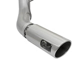 aFe ATLAS 5in DPF-Back Alum Steel Exhaust System w/Polished Tip 2017 Ford Diesel Trucks V8-6.7L (td) - 49-03090-P
